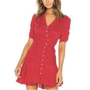 Free People polkadot dress